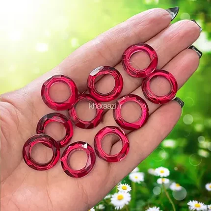 نگین چسبی تخت دونات